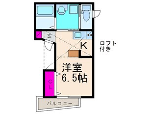 メゾン高槻Ⅱ号館の物件間取画像